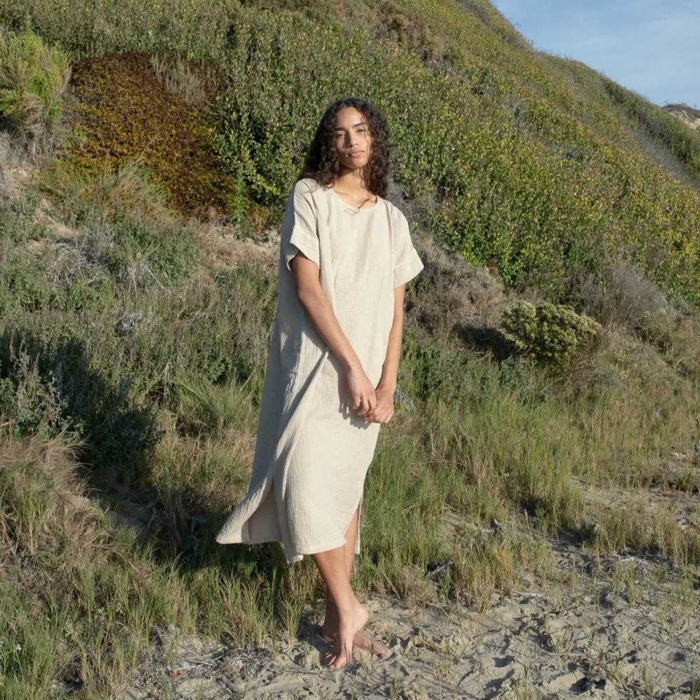 Honest Cotton ~ Laguna Dress (White)